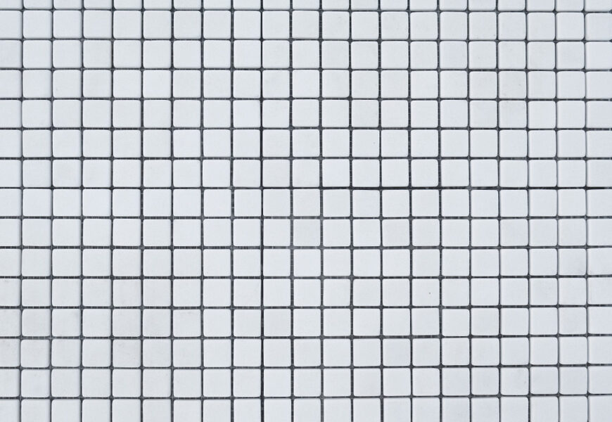 Mosaic Tumbled Thasos 2,3x2,3cm